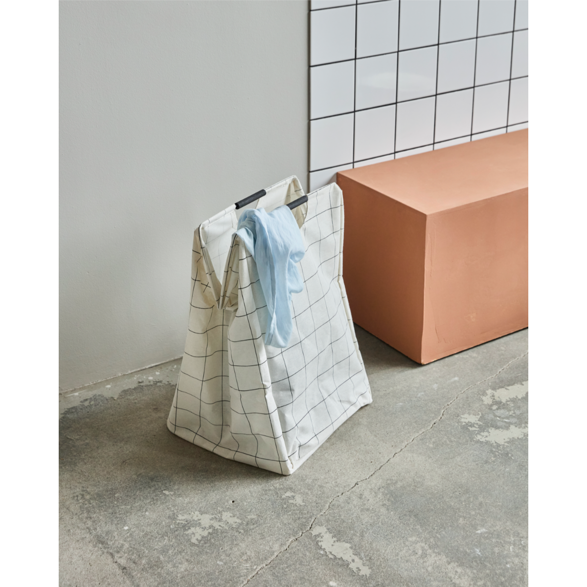 House Doctor | Square | Þvottakarfa m/haldi