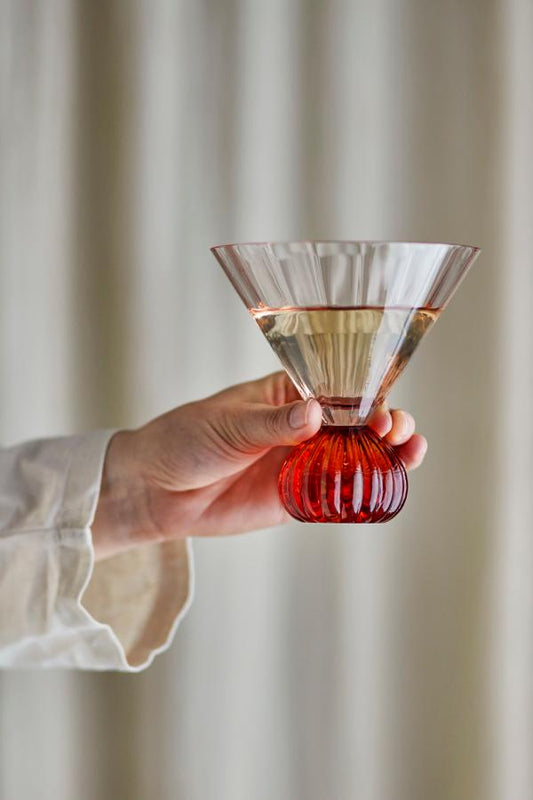 Bloomingville | Taurin kokteilglas | Rautt