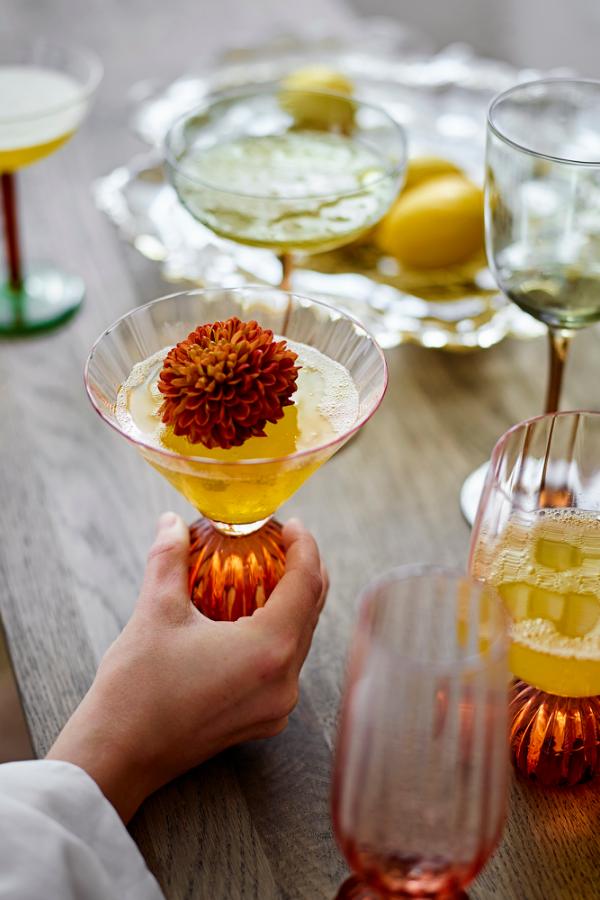 Bloomingville | Taurin kokteilglas | Rautt