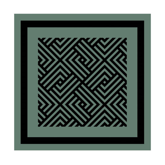 Silkiklútur- Grænn