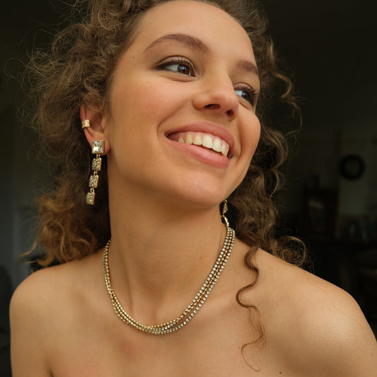 Crystal statement | Eyrnalokkar