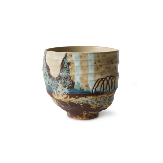 HKLIVING | Artist ceramics | Kaffibolli | Scratched