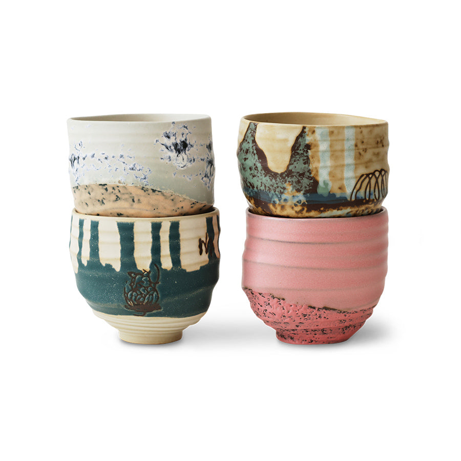 HKLIVING | Artist Ceramics | Kaffibollar | 4 saman