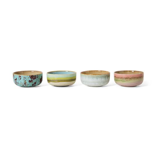 HKLIVING | 70s ceramics | Desertskálar | Impression | 4 saman