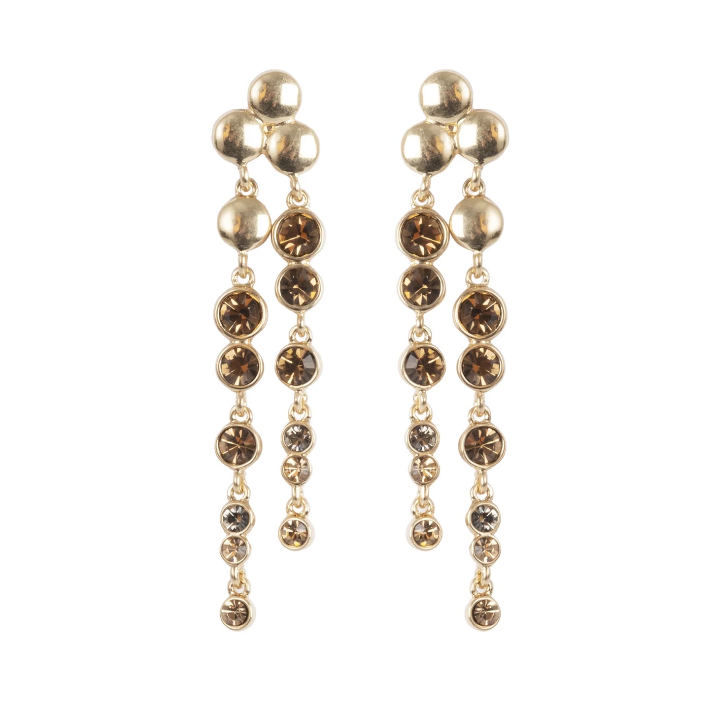Eyrnalokkar Hangandi | Glowing Tones | Statement | Gull