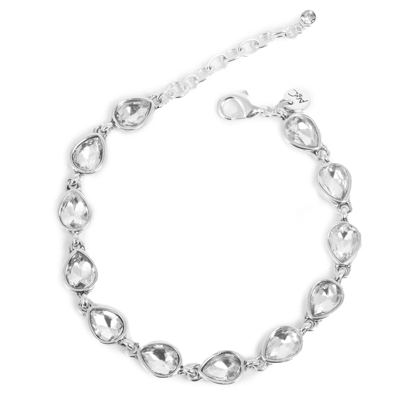 Armband | Sparkling Drops | Silfur