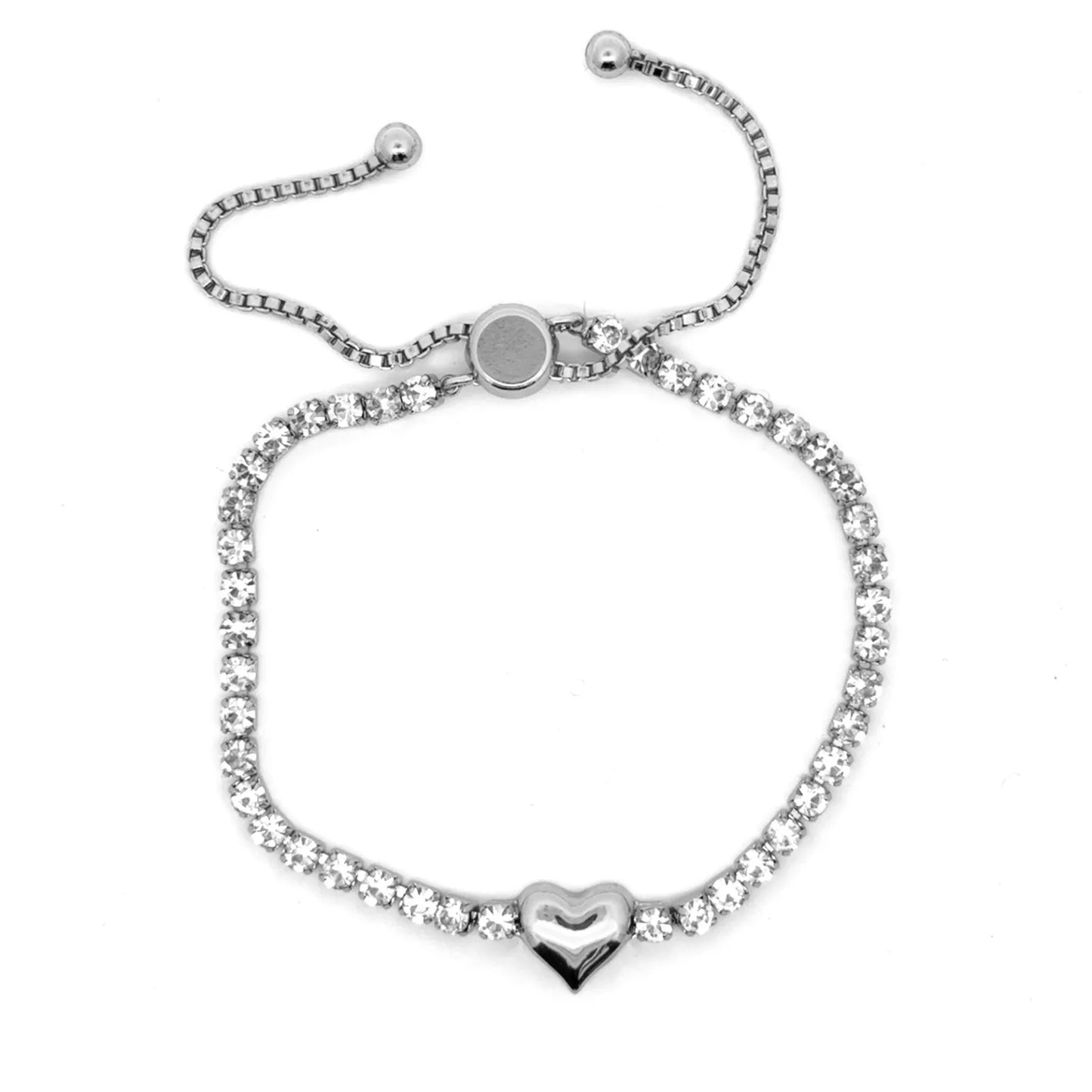 Just Oslo | Armband | Hjarta | Silfur