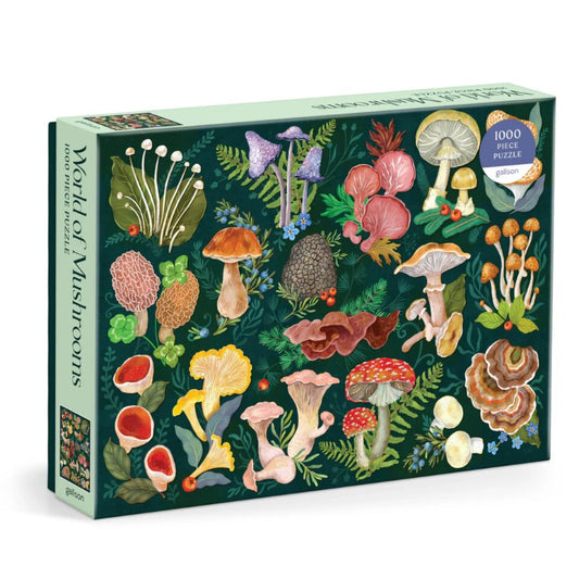 Púsl | World of Mushrooms | 1000 stk