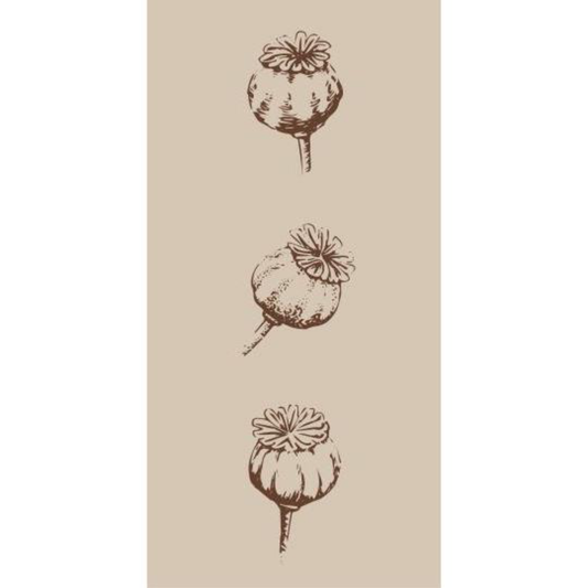 Servíettur | Poppy pods