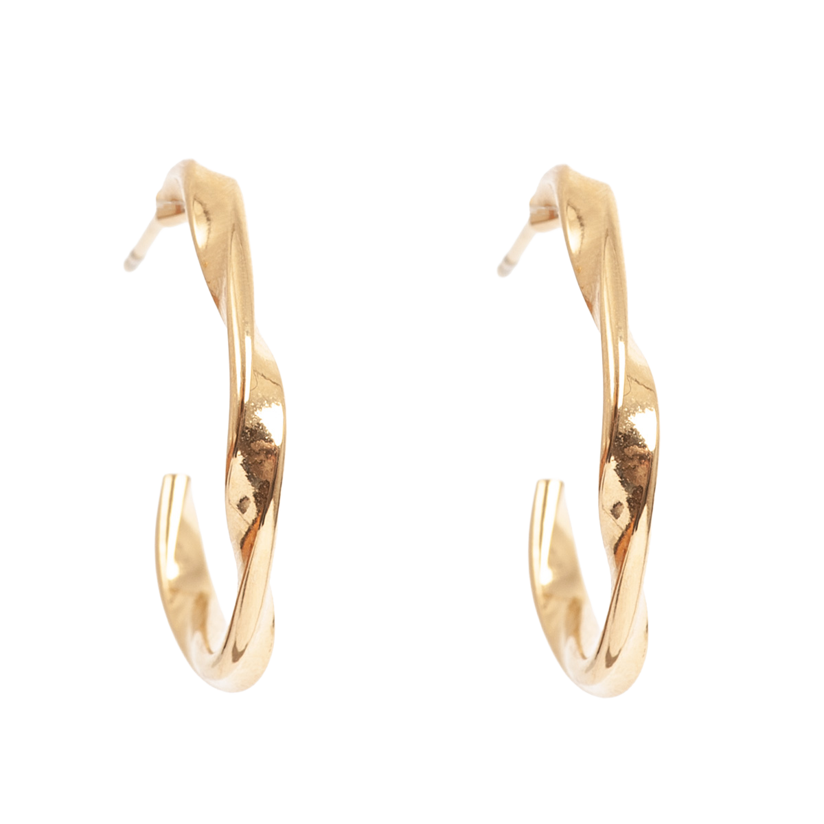 Eyrnalokkar | Crinkle | Steel