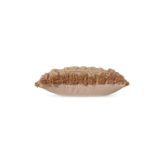 HKLIVING | Natural furry cushion | púði