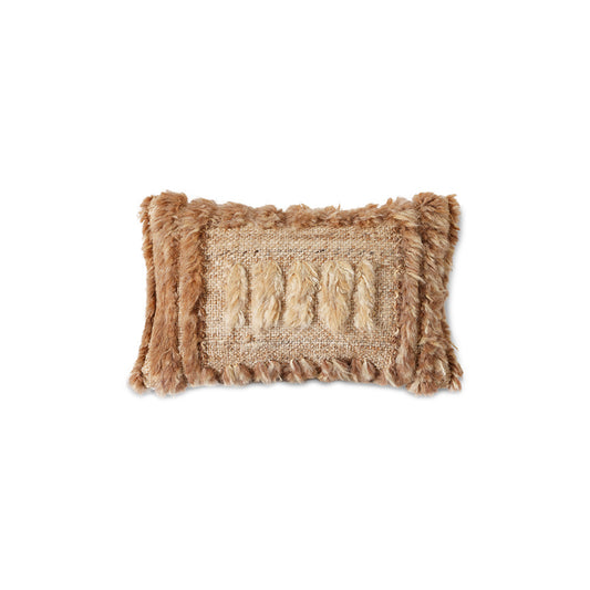 HKLIVING | Natural furry cushion | púði