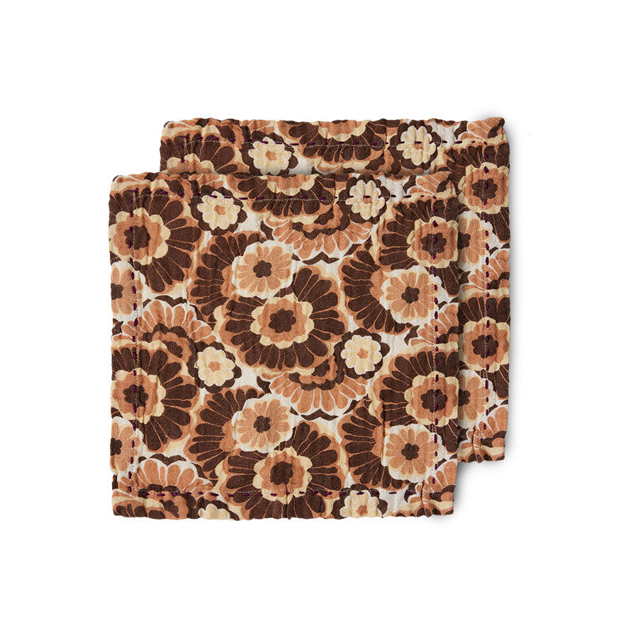 HKLIVING | Servíettur | bómull | Floral Vintage | 2 saman
