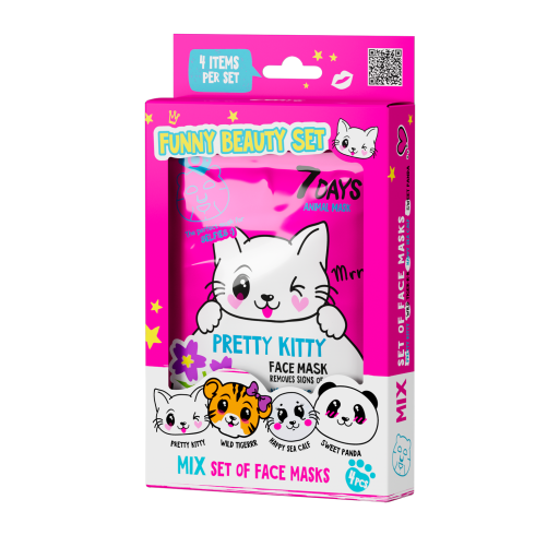 7DAYS | Gjafasett | FUNNY BEAUTY SET PRETTY KITTY