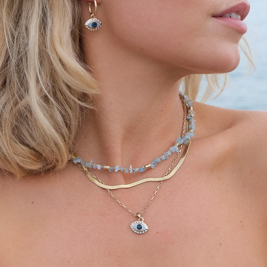 Hálsmen með Amazonite