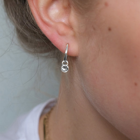 Eyrnalokkar Hangandi-litlir-Swarovski