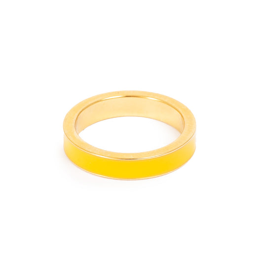 Hringur - Steel Enamel Coll | stærð 53