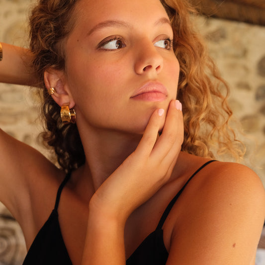 Eyrnalokkar | Scuptured | Stórir