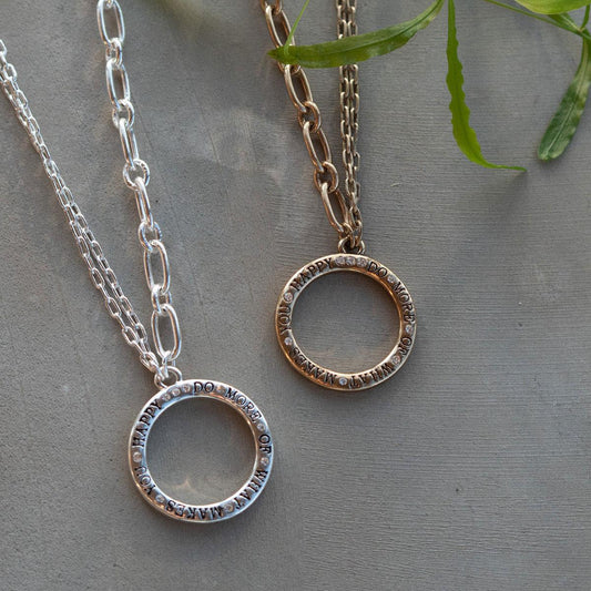 Hálsmen Stutt - Silfur - Joy Collection
