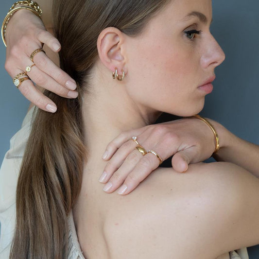 Armband - Cuff - Ekta stál