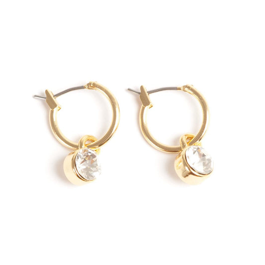 Eyrnalokkar Hangandi - Crystal Clear - Swarovski